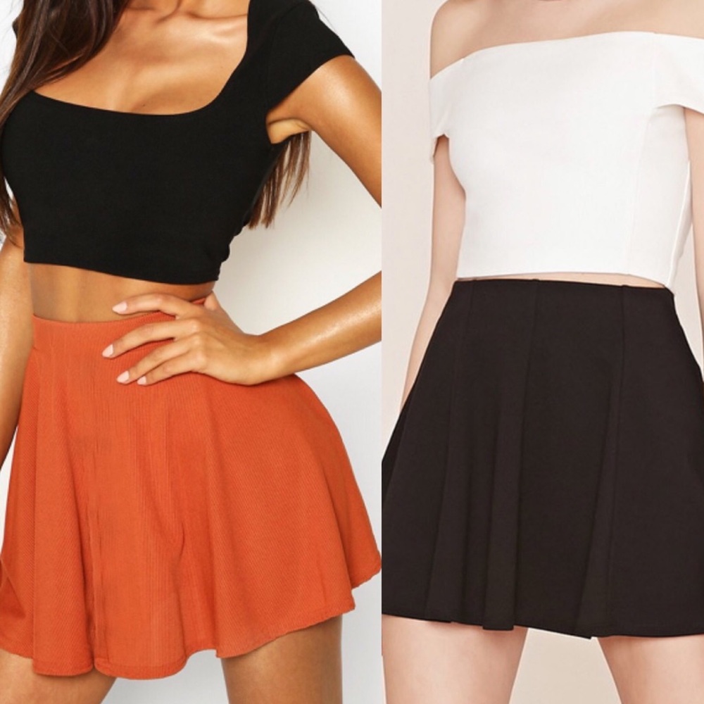 NWT 2 F21 Skater skirts